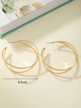 Load image into Gallery viewer, *Circle Hoops Earrings- B92
