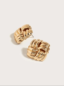 *Gold Stud Earrings- BT