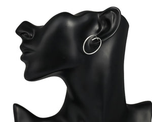 *Swirl Silver Earring - B31S3