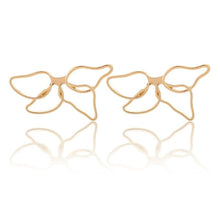 Load image into Gallery viewer, *Gold Butterfly Earrings - B14S2
