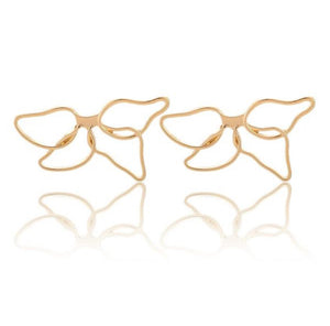 *Gold Butterfly Earrings - B14S2