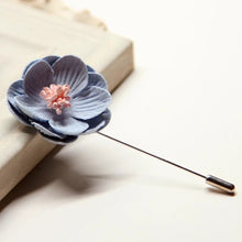 Load image into Gallery viewer, Blossom Flower Lapel (Additional Colors Available)
