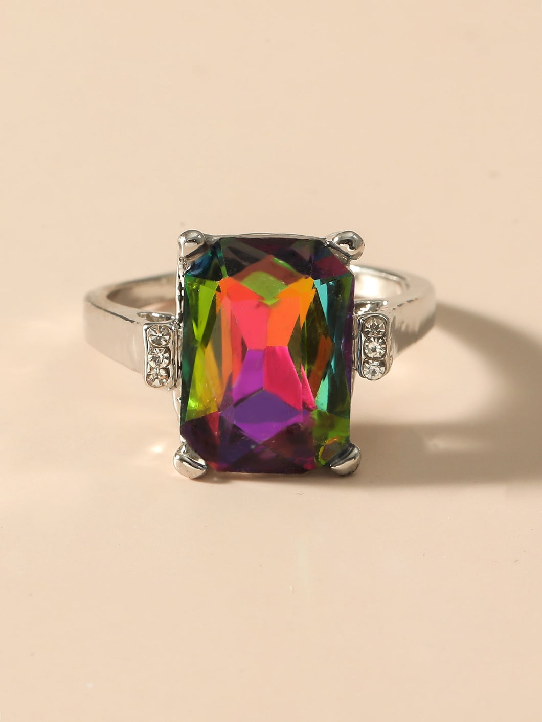 Multi~Color Ring (Size 6)- D54