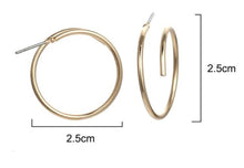 Load image into Gallery viewer, *Swirl Gold Earring - B33S2
