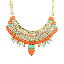 Load image into Gallery viewer, Shades of Orange Necklace
