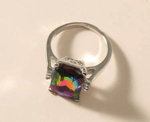 Multi~Color Ring (Size 6)- D54