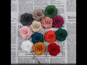 Flower Lapel (Additional Colors Available)