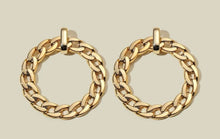 Load image into Gallery viewer, Chain Hoop Earrings - B21S1

