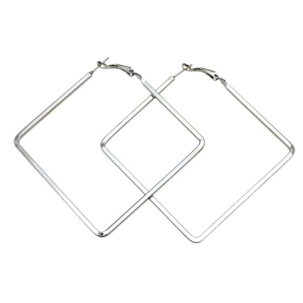 *Silver Square Earring - B33S1