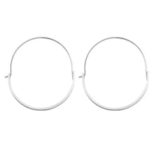 Load image into Gallery viewer, Half Circle Silver Earring B20S3
