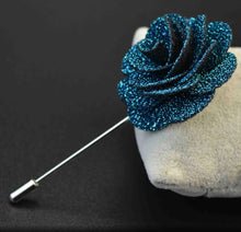 Load image into Gallery viewer, *Sparkle Blue Lapel - GW
