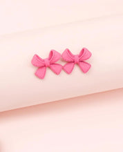 Load image into Gallery viewer, *Pink Bow Earrings - P1
