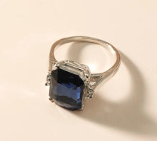 Load image into Gallery viewer, *Navy Blue Ring (Size 7) - D53
