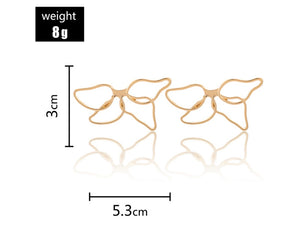 *Gold Butterfly Earrings - B14S2