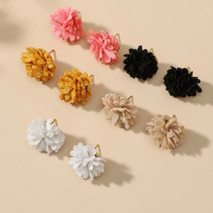 *Mustard Flower Earrings - H2