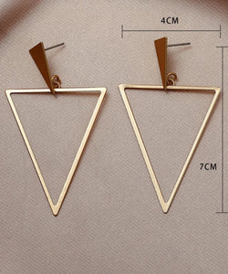 Gold Triangle Hoops - POP*