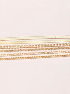 Layered Gold Bracelet - R1