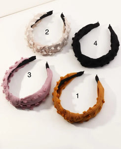 *Black Knot Head Band #4 B52